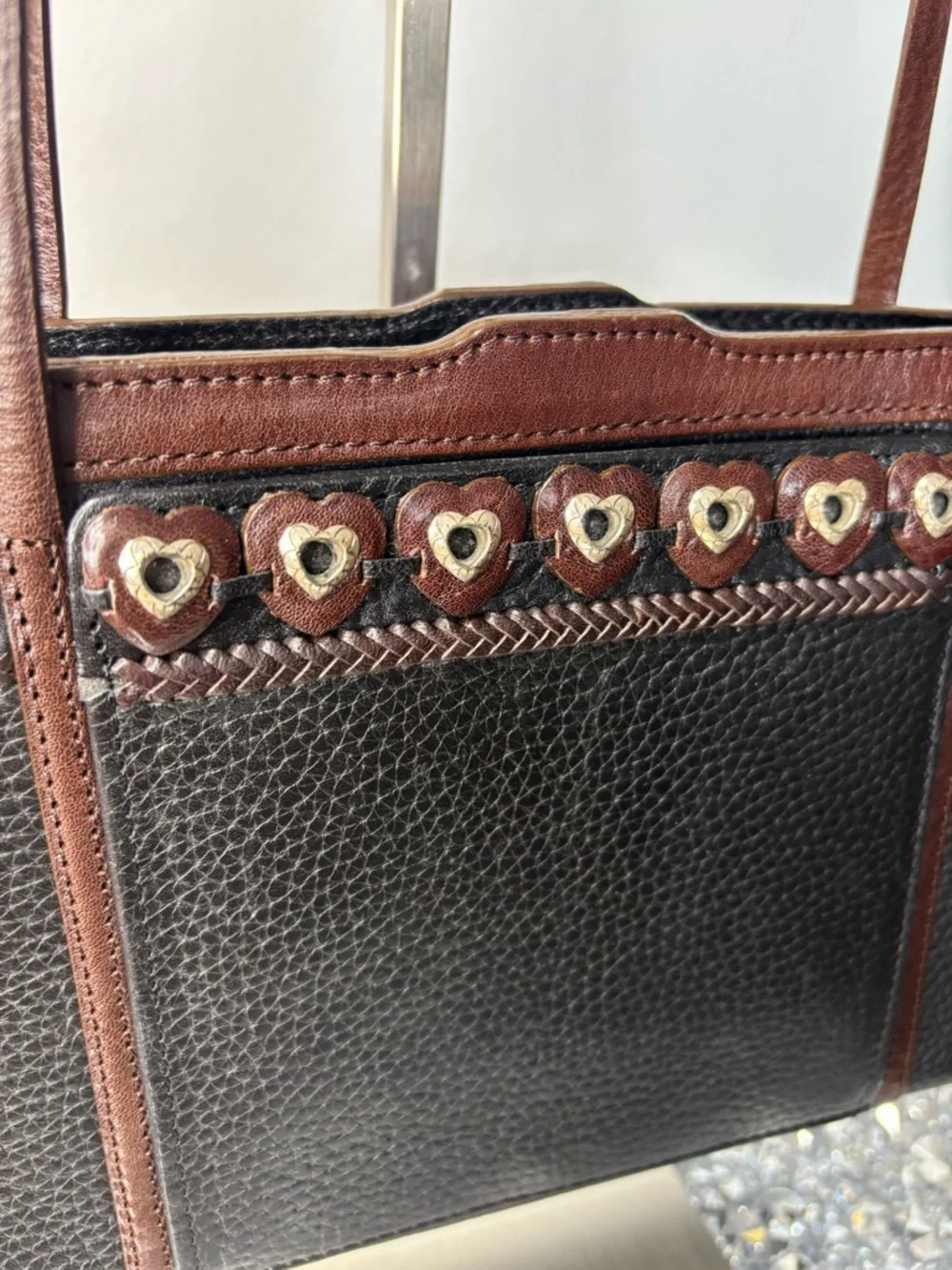 Brighton vintage Jagger leather organizer purse EUC - Picture 3 of 14